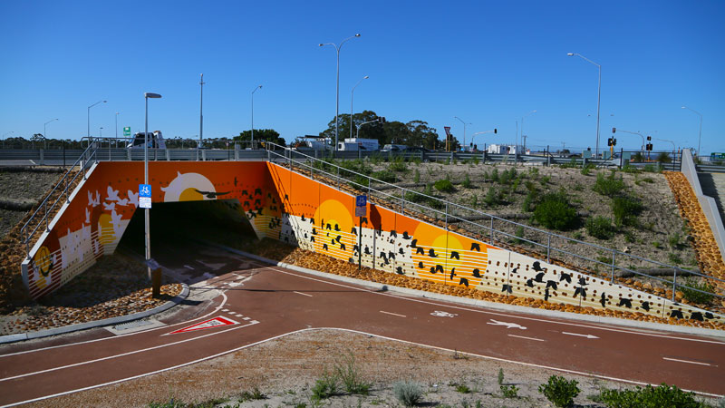 public works underpass tunnel perth